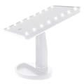Miniatyrbillede 2 af 3: Justerbar Sminkspegel m LED . Vit White