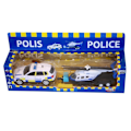 Miniatyrbillede 2 af 2: Polisbil Släpvagn o PolisHelikopter . Fr 3år