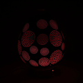 Pikkukuva 5 / 5: Silvrig Luftfuktare 3D Firework Aromalampa LED-ljus.