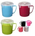 Miniatyrbilde 2 av 5: Soppmugg Mikrovågsugn m Handtag, Lock o Ventilationslock Blue
