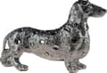 Dekorativ Prydnad Hund m Diamant Effekt