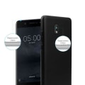Miniatyrbild 4 av 4: Coque - CADORABO - Nokia 3 2017 - Metallisk - Stötskydd - Elegant design Svart