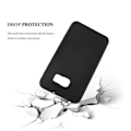Miniatyrbild 3 av 4: Samsung Galaxy S6 EDGE-fodral i METALLIC BLACK från Cadorabo (METALLIC MATTE Design) Ultratunt mjukt silikon TPU-gelskydd