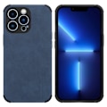 Miniatyrbild 1 av 4: Coque för Apple iPhone 12 PRO MAX Etui i Saphir Blå Hölster Skyddet Fodral i Elegant Silikon TPU konstläder Blå