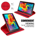Miniatyrbild 3 av 4: Cadorabo Fodral till Samsung Galaxy Tab 4 (10,1" Zoll) SM-T530 - T535 i rött - UTAN automatisk väckning