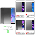 Miniatyrbild 2 av 4: Coque för Lenovo Tab M10 (10.1 tum) TB-X505F Etui i MÖRKBLEU Hölster Cover Skydd 360 grader konstläder Plånbok Blå