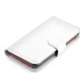 Miniatyrbild 4 av 4: Skyddsfodral för HTC Desire 310 i VIT ALBASTER Med magnetisk stängning Plånboksfodral Vit