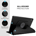 Miniatyrbild 3 av 4: Housse - Cadorabo - Fodral för Apple iPad MINI 6 - Syntetiskt läder - 360° skydd - Stödfunktion NOIR SUREAU