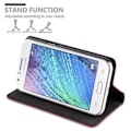 Miniatyrbild 4 av 4: Samsung Galaxy J1 2015 (5) Fodral i ÄPPELRÖD från Cadorabo (INVISIBLE MAGNETIC CLOSURE Design) Fodral med fullständigt skydd