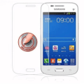 Miniatyrbild 4 av 4: Cadorabo Skärmskydd för Samsung Galaxy TREND 3 0,3 mm Rundade hörn HÖG TRANSPARENS Härdat glas Transparent