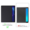 Miniatyrbild 2 av 4: Coque för Alcatel 1T (7 tum) 2021 Etui i SVART Huvudskydd Case Cover Skydd 360 grader konstläder Plånbok Wallet Svart