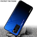 Miniatyrbild 4 av 4: Fodral till Huawei P40 Skal i BLÅTT - SVART Fodral Skyddsskydd tvåfärgad TPU MÖRKBLÅ