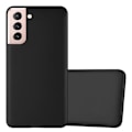Miniatyrbild 1 av 4: Coque - CADORABO - Samsung Galaxy S21 5G - Skydd i silikon TPU - Tunn design - Färg svart Svart