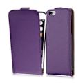 Miniatyrbild 1 av 4: Mobilskal för Apple iPhone 6 / 6S i ORKIDÉ VIOLETT, Fodral Etui Skydd Flip i slätt konstläder Plånbok Lila