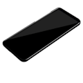 Miniatyrbild 3 av 4: Cadorabo Fodral till Samsung Galaxy S8 PLUS i METALLIC SVART