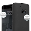 Miniatyrbild 2 av 4: Coque - CADORABO - HTC ONE M10 - Frostad - Stötbeskydd - Elegant Design Svart