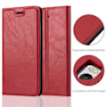 Miniatyrbild 2 av 4: Xiaomi Mi 5S Fodral i APPLE RED från Cadorabo (INVISIBLE MAGNETIC CLOSURE Design) Helt skyddsfodral med flip flik