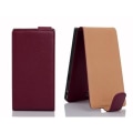 Miniatyrbild 2 av 2: Cadorabo Coque Huawei ASCEND G610 DESIGN FLIP Style Fodral Fodral i konstläder Struktur LILA ORKID