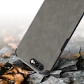 Miniatyrbild 2 av 4: Coque för Apple iPhone 7 PLUS / 7S PLUS / 8 PLUS Etui i Grå Sand Fodral Skydd Case i Elegant TPU Silikon och Konstläder Grå