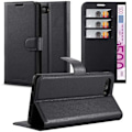 Miniatyrbild 1 av 4: Coque - CADORABO - KEY 2 - Similicuir Svart - Magnetisk Stängning - Horisontell Ställfunktion Svart