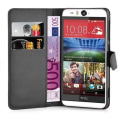 Miniatyrbild 1 av 3: HTC Desire EYE-fodral i JET BLACK från Cadorabo Helt skyddsfodral med flip flik och praktiskt horisontellt stativ i