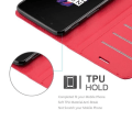 Miniatyrbild 3 av 4: Cadorabo Fodral för OnePlus 5 - i rött - Bokfodral med magnetisk stängning, stativfunktion och kortplats - Fodral