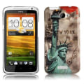 Miniatyrbild 1 av 3: Cadorabo - Hard Shell Fodral > HTC ONE X / ONE X+ < – Fodral Cover Bumper Design: STATUE OF LIBERTY