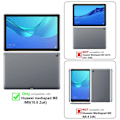 Miniatyrbild 2 av 4: Härdat glasskydd för Huawei MediaPad M5 / M5 PRO (10.8 Zoll) hög transparens tablettskydd.