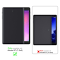 Miniatyrbild 2 av 4: Coque för Alcatel 3T (7 tum) Etui i RÖD Fodral Skydd 360 grader konstläder Plånbok Wallet Röd