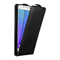 Miniatyrbild 1 av 4: Coque - CADORABO - Samsung Galaxy NOTE 5 - Syntetiskt läder - Magnetstängning - Heltäckande skydd Svart
