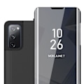 Miniatyrbild 1 av 4: Coque - CADORABO - Samsung Galaxy S20 FE - Clear View - Skydd 360 grader - Svart Svart