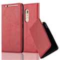 Miniatyrbild 1 av 4: ZTE AXON 7 Fodral i APPLE RED från Cadorabo (INVISIBLE MAGNETIC CLOSURE Design) Helt skyddsfodral med flip flik