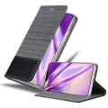 Miniatyrbild 1 av 4: Fodral till Apple iPhone 12 MINI i GRÅ SVART Cadorabo Skal Skyddande magnetisk stängning