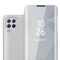 Miniatyrbild 1 av 4: Coque - CADORABO - A22 4G / M22 / M32 4G - Silver - Design Clear View - Ställfunktion Pengar