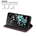 Miniatyrbild 4 av 4: HTC U ULTRA Fodral i APPLE RED från Cadorabo (INVISIBLE MAGNETIC CLOSURE Design) Helt skyddsfodral med Flip Flip