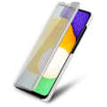 Miniatyrbild 3 av 3: Cadorabo Fodral till Samsung Galaxy A13 5G i SILVER AGATE Clear View Spegelskyddsskydd 360 graders skydd Pengar