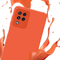 Miniatyrbild 2 av 4: Fodral för Samsung Galaxy M22 / M32 4G i FLUID ORANGE Fodral Skal i flexibelt TPU silikonskydd Gul