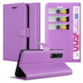 Miniatyrbild 1 av 4: Etui för Oppo FIND X2 PRO - CADORABO - Orchidé Violett - Kunstläder - Magnetisk stängning - Ställfunktion Orkidévioler