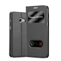 Miniatyrbild 1 av 4: Samsung Galaxy A3 2017 (7) Fodral i COMET BLACK av Cadorabo (Design VIEW) Helt skyddsfodral med flip flik, stativ