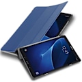 Miniatyrbild 1 av 4: Etui för Samsung Galaxy Tab A 2016 - Cadorabo - 360° skyddshölje - Automatisk väckning - Syntetiskt läder - Mörkblå Blå