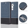 Miniatyrbild 2 av 4: Coque för LG G2 MINI - Cadorabo - Mörkblå Svart - Syntetläder - Ställfunktion - Kortficka MÖRKBLÅ SVART