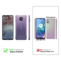 Miniatyrbild 2 av 4: Coque för Nokia G10/G20 - CADORABO - Blommigt Etui - Syntetiskt Läder - Ställfunktion - Heltäckande Skydd Rosa blommig