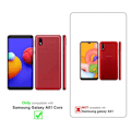 Miniatyrbild 2 av 4: Coque - CADORABO - Samsung Galaxy A01 CORE - Hybrid skydd - Silikon TPU - Frostad svart Svart