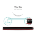 Miniatyrbild 3 av 4: Cadorabo Huawei P9 LITE Fodral RED SAFRAN VIEW Magnetisk skyddsfodral Fodral stöder stativ och fönster