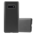 Miniatyrbild 1 av 4: Coque - CADORABO - Samsung Galaxy S10e - METALLISK GRÅ - Silikon TPU - Stötskydd METALLISK GRÅ