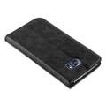 Miniatyrbild 4 av 4: Samsung Galaxy S6 EDGE Fodral i NIGHT BLACK från Cadorabo (INVISIBLE MAGNETIC CLOSURE Design) Helt skyddsfodral med