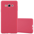 Miniatyrbild 1 av 4: Cadorabo Fodral till Samsung Galaxy A7 2015 i CANDY RED