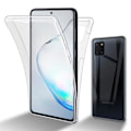 Miniatyrbild 1 av 4: Coque - CADORABO - Samsung Galaxy A81 / NOTE 10 LITE / M60s - Skydd 360° - Transparent silikon - Mjuk Transparent