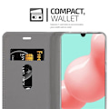 Miniatyrbild 3 av 4: Etui för Samsung Galaxy A41 - CADORABO - Ljusgrå Brun - Konstläder - Magnetstängning - Ställfunktion LJUSGRÅ BRUN