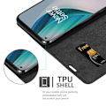 Miniatyrbild 4 av 4: Coque - CADORABO - OnePlus Nord N10 5G - Mörk Natt - Magnetisk stängning - Ställfunktion NATTSVART
